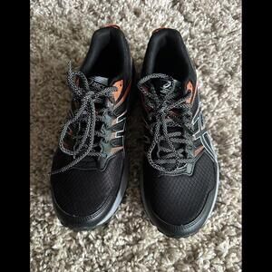 Asics Trail Scout 2 Black And Orange Men’s Size 8 New Without Box